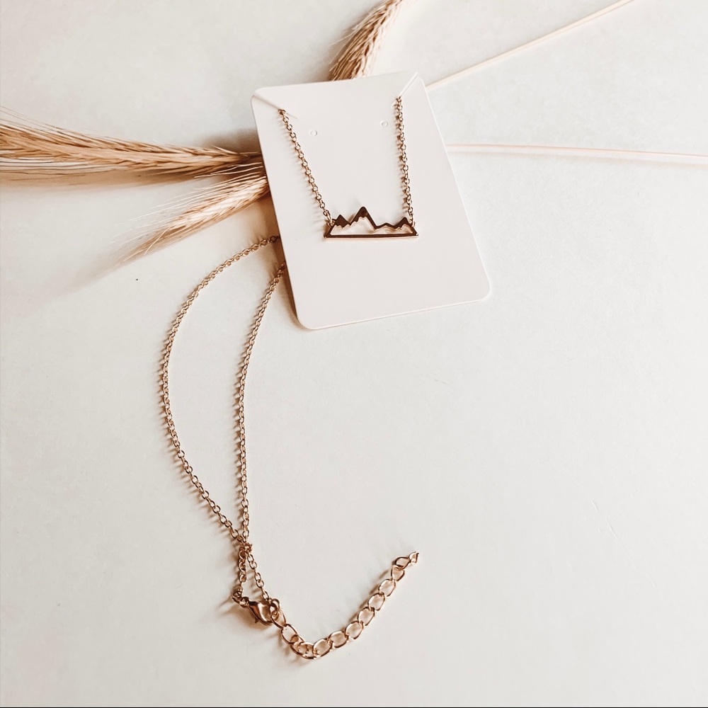 Snow Mountain Necklace Gold - Picture 2 of 2